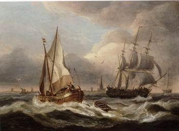 unknow artist Seascape, boats, ships and warships. 66